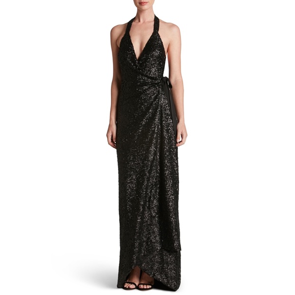 Dress the Population Black Sequin Gown - Picture 1 of 11